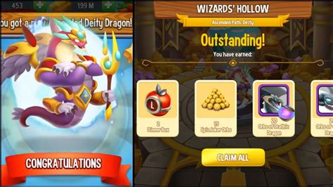 Dragon City Wizard Hollow Obtain A New Ascended Deity Dragon