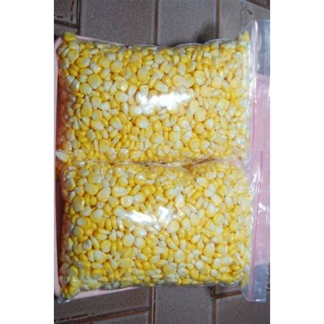 Jual Jagung Manis Pipil Beku Frozen 1Kg 1 Kilogram Shopee Indonesia