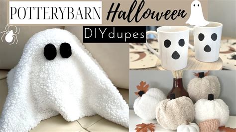 Halloween Diys Pottery Barn Halloween Dupes Pottery Barn Ghost Pillow