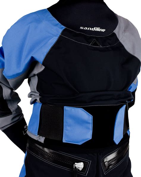 Kayak Drysuit Extreme L W S Black Blue Sandiline