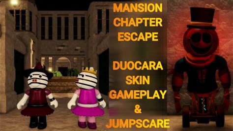 Roblox Piggy Mansion Escape And Ending How To Get The Duocara Skin