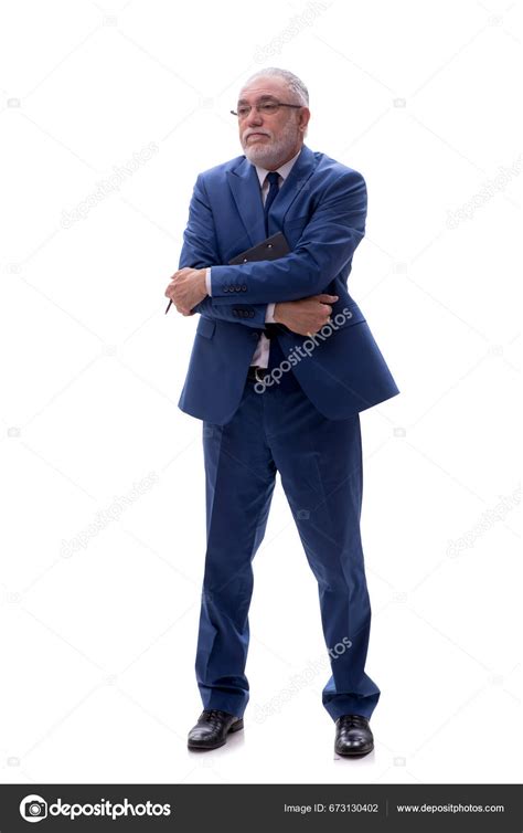 male boss isolated white stock photo  celnur