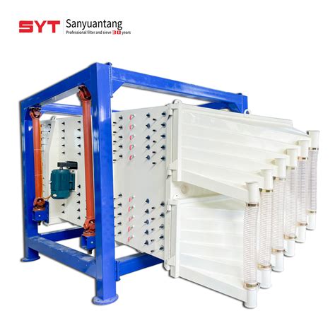 Quartz Sand Sifter Square Swing Tumbler Gyratory Sieve Silica Screening