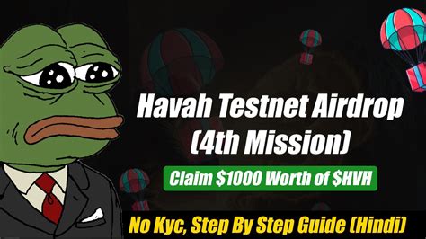 Havah Testnet Airdrop Confirmed 💸 4th Mission Live 1000 Profit Dont