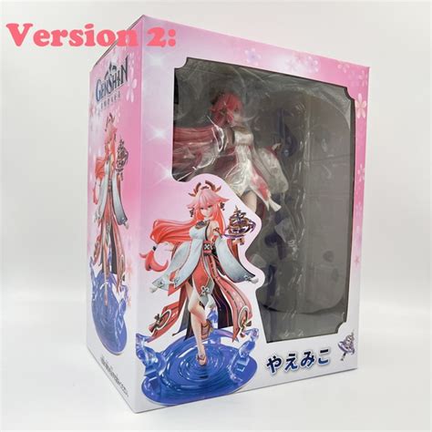 24cm Genshin Impact Yae Miko Anime Girl Figure Toys Genshin Impact