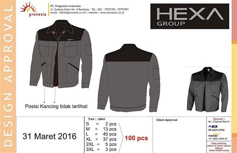 Client Success Jaket Hexa Group Pronesia Konveksi Seragam