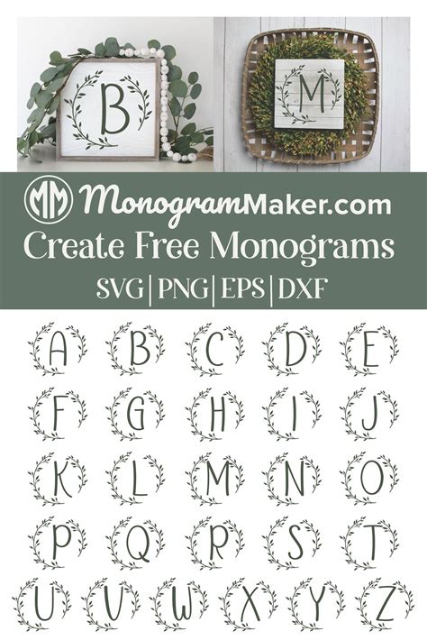 Of The Best Free Monogram Fonts Artofit