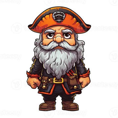 Cute Halloween Pirate Clipart Illustration Ai Generative 28296742 Png