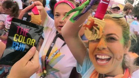 The Color Run The Happiest 5k Marathon On The Planet Adventures In Curiosity Vlog Youtube