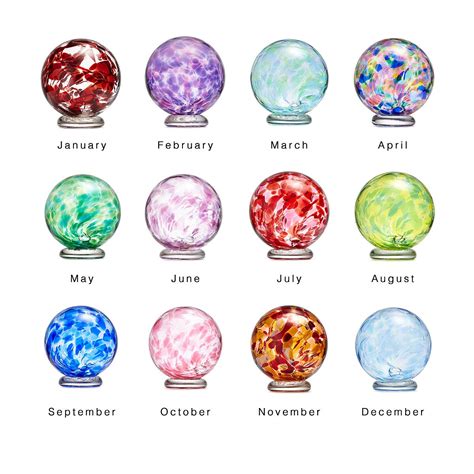 Birthstone Wishing Balls Blown Glass Art With Images Zodiac Sign Fashion Zodiac Star