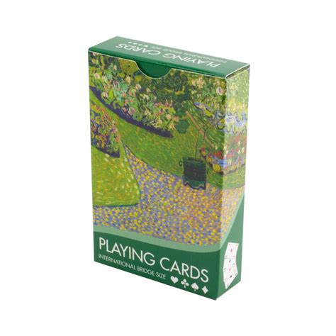 Playing Cards Van Gogh Garden In Auvers Museum Webshop Museum Webshop