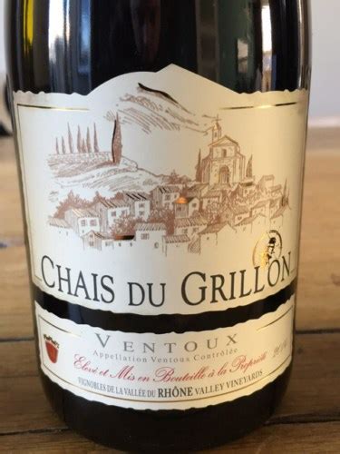 2014 Mont Ventoux Chais Du Grillon Ventoux Rouge Vivino US