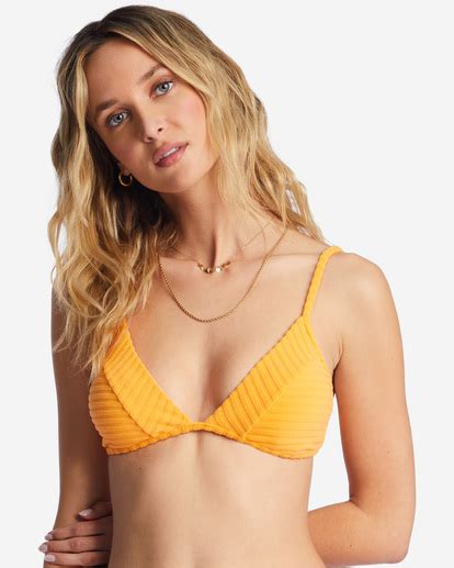 In The Loop Charlie Fixed Triangle Bikini Top For Women Billabong