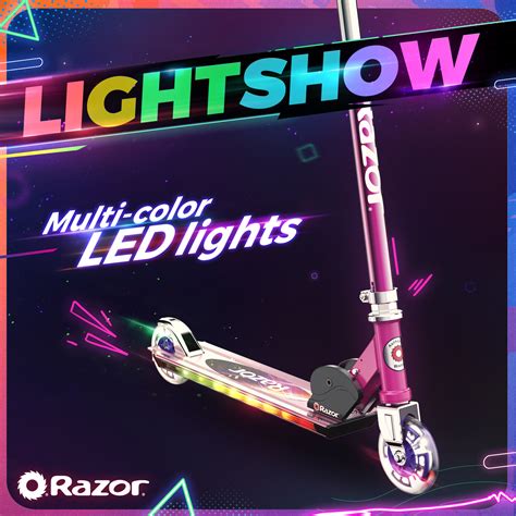 A Lightshow Kick Scooter Razor