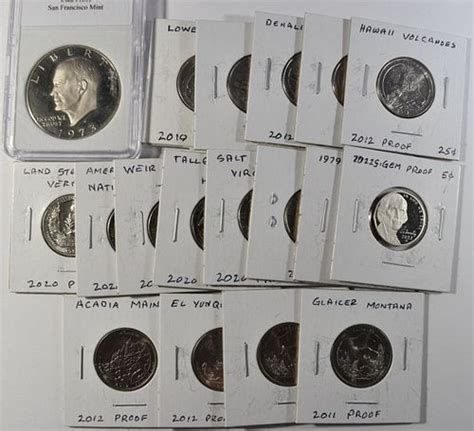 COLLECTORS LOT PROOF TYPE COINS sold at auction on 30th March | Silver ...