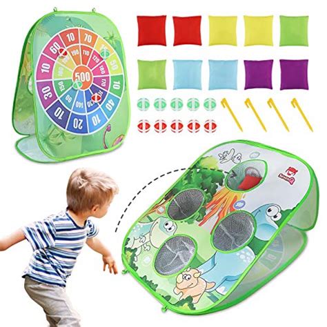 SevenQ Jeu de lancer de poufs pour enfants jouets d intérieur et d