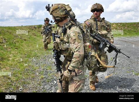 USA Soldaten Zugewiesen Zur Bullstruppe 1 Geschwader 2 Kavallerie