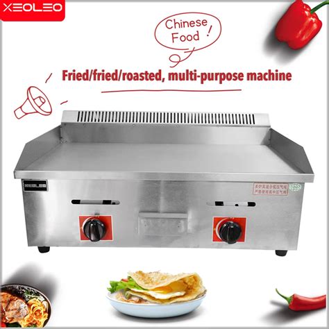 Xeoleo Commercial Gas Griddle Flat Top Stainless Steel Teppanyaki