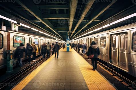 Crowded Train Station