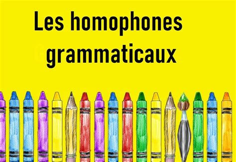 Les Homophones Exemples Hot Sex Picture