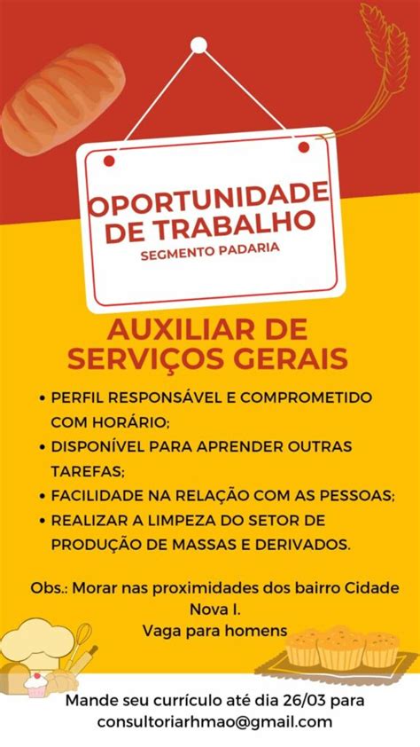 Empresa Deseja Contratar O Seguinte Profissional Auxiliar De Servi Os