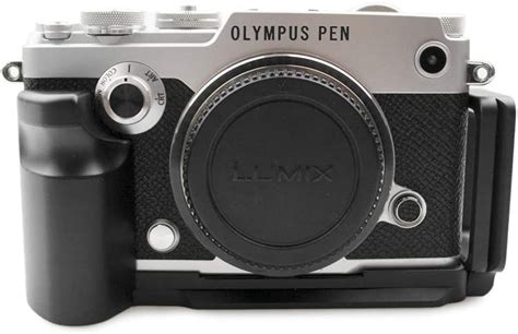 Amazon kinokoo OLYMPUS PEN F用 L型クイックリリースプレートブラケット 1 4 ネジ 金属製 標識クロス付き