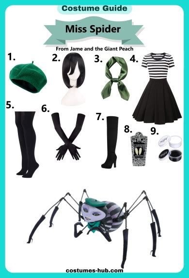 Miss Spider Costume From James And The Giant Peach