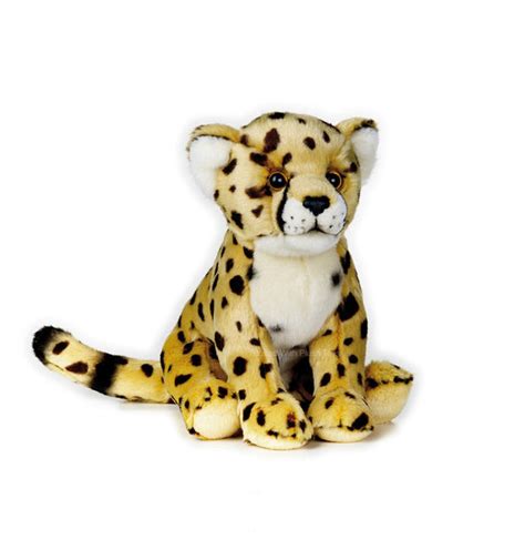 Cheetah Cub Sitting Stuffed Animal 1128cm National Geographic Plush