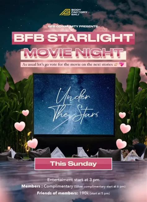 BFB Starlight movie night in Bali - description, photos, reviews