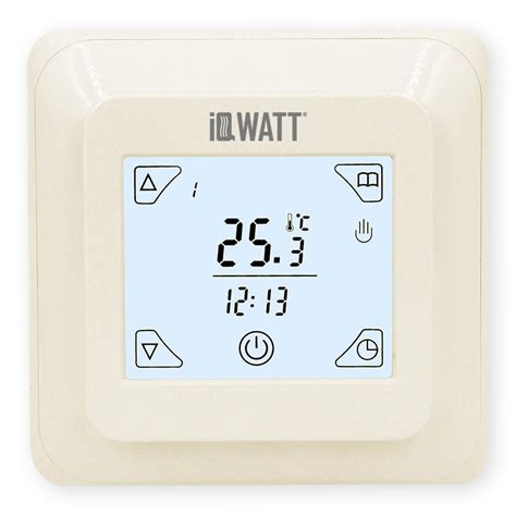 Терморегулятор с ЖК-дисплеем и сенсорными кнопками IQ THERMOSTAT TS ...