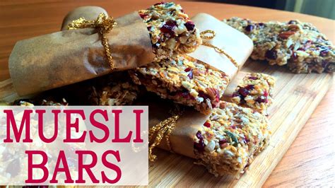 How To Make Muesli Bars Super Healthy Recipe Homemade Granola Youtube