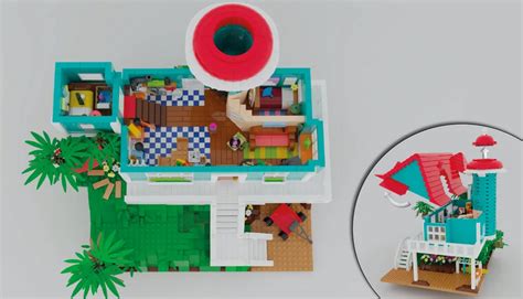 Lilo Stich Beach House Raggiunge I 10 000 Like Su LEGO Ideas Brick