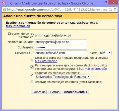 Recibir El Correo De La UTP En Gmail Panama Hitek