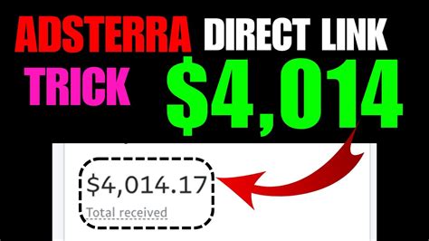 Adsterra Direct Link Trick High CPM 250 Self Click Earning