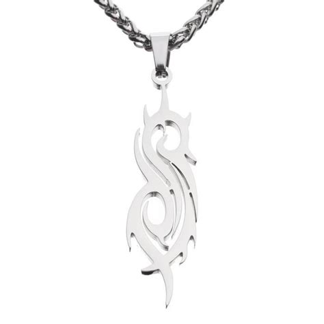 Chaine De Cou Vendue Seule QQRG3 Slipknot Metal Rock Tide Pendentif