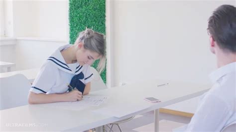 Legendary Eva Is Super Horny In A Student Attire Seducing Her Teacher To Make Love Hotntubes