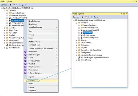 How To Rename A Sql Server Database