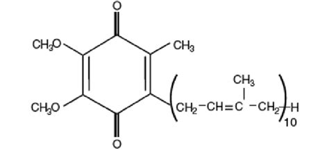 Structure Of Coenzyme Q 10 Coenzyme Q Coq Ubiquinone Belongs To A