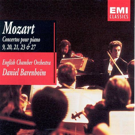 Wolfgang Amedeus Mozart Daniel Barenboim English Chamber Orchestra Daniel Barenboim Mozart