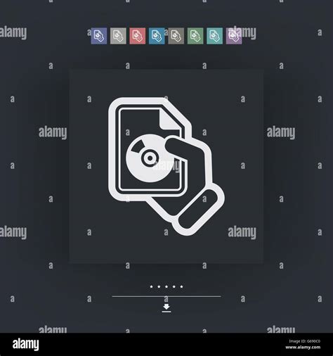 Download button icon Stock Vector Image & Art - Alamy