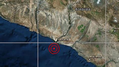 Arequipa Sismo De Magnitud 47 Se Reportó En Camaná Señaló El Igp Nndc Peru El Comercio PerÚ