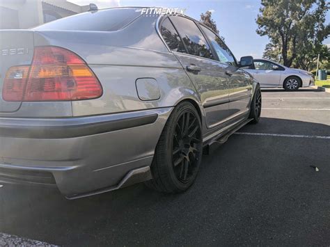 2004 Bmw 330i Base With 18x85 Anovia Elder And Hankook 235x40 On Coilovers 2244514 Fitment