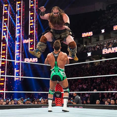 Chad Gable Vs Ivar Monday Night Raw February Wwe Photo