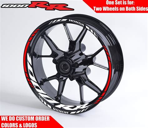 Honda CBR 1000RR Wheel Decals Rim Stickers CBR 1000 RR Etsy