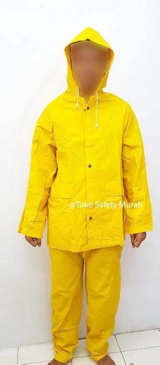 Mantel Jas Hujan Baju Celana Rain Suit Layar Proyek Alat Safety