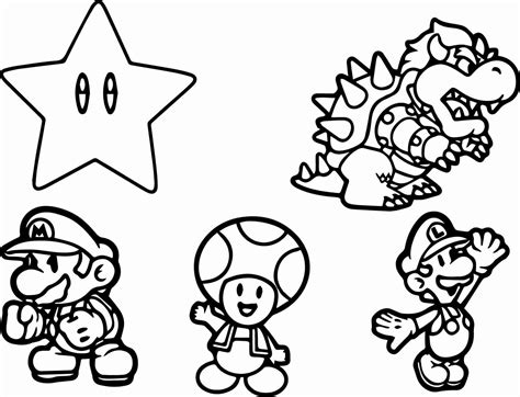 Super Mario Characters Coloring Pages at GetColorings.com | Free ...