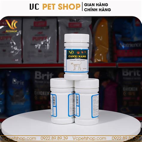Canxi Nano Cho Chó Mèo Hộp 150 Viên - VC Pet Shop