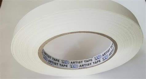 Pro Artist Tape 34 X 60 Yd White Acid Free Re Positional Etc Bin