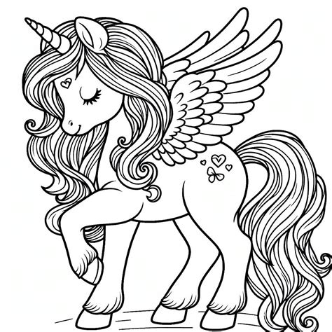 Imagens De Unicornios Para Colorir - 10