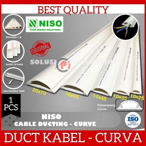 Jual Niso Pelindung Kabel Duct Model Curva Pipa Tray Cable Ducting M